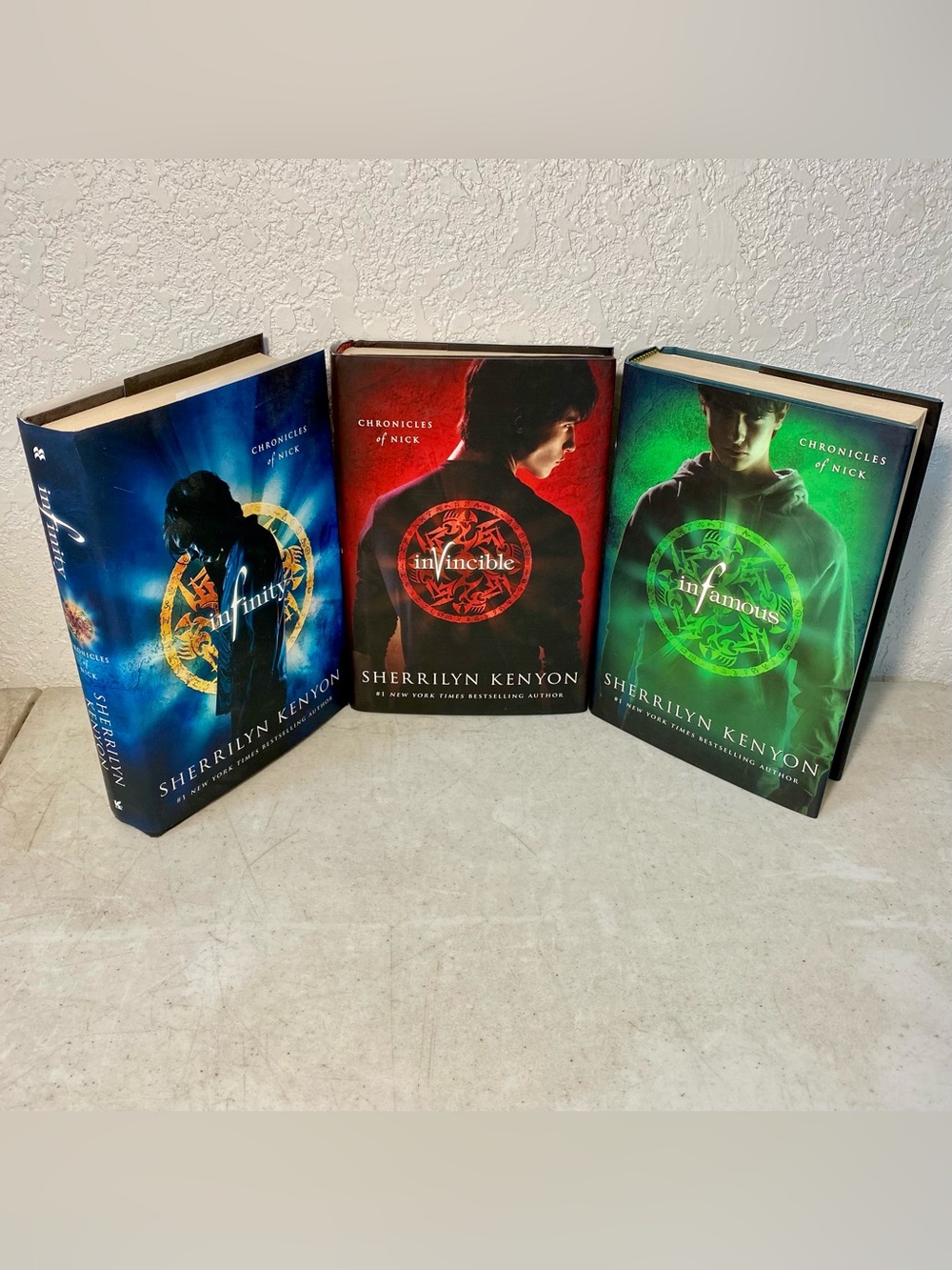 Chronicles of Nick Book Set Volumes 1-3 by Sherrilyn Kenyon Hardcover 1st Ed Lot